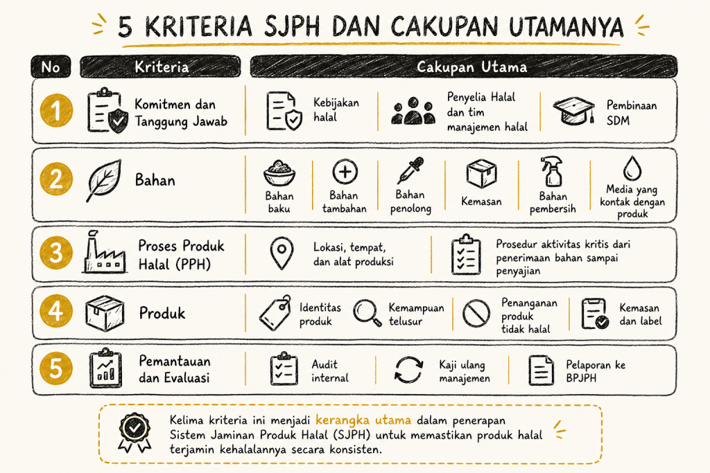 Overview 5 Kriteria SJPH